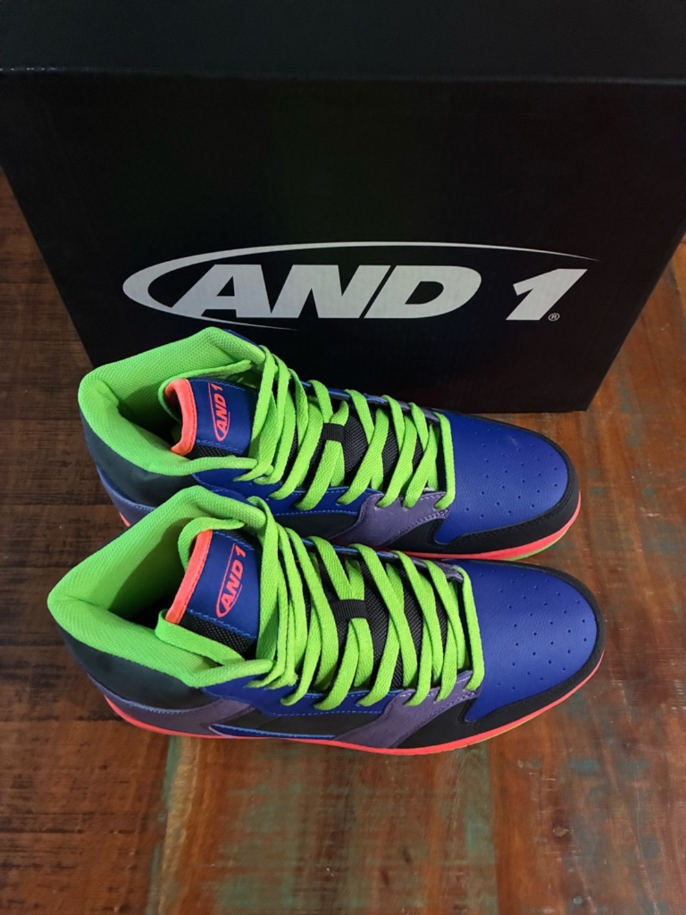 And1 Slam Mid Top Court Shoe Mens 9 Eur 42.5 - Picture 3 of 11